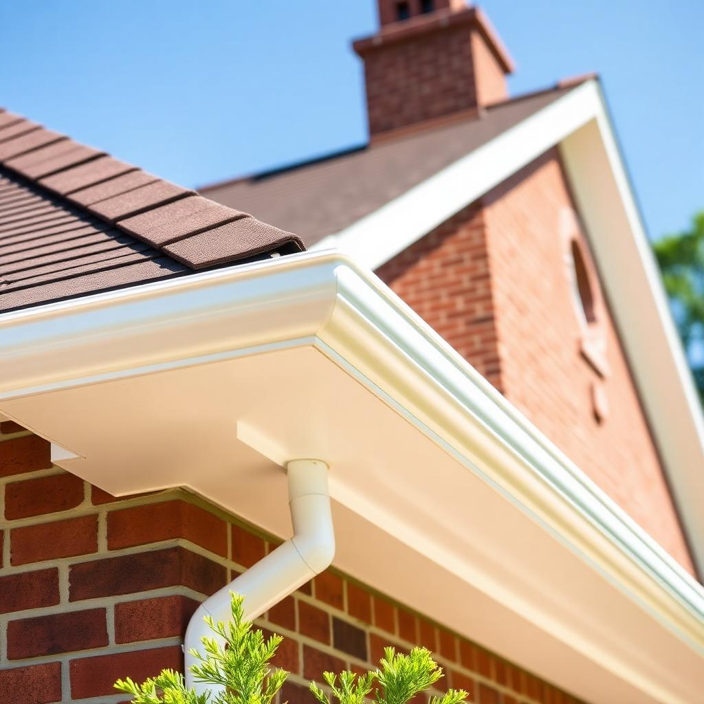 Seamless install on a brick ranch